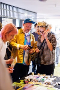 Audience and animators at BIG MIX animation festival 2024, Palace Chauvel Cinema, Sydney. Photo by Assemble Photography.
