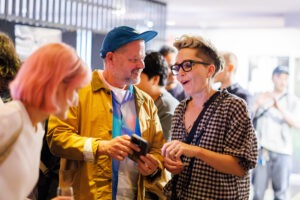 Audience and animators at BIG MIX animation festival 2024, Palace Chauvel Cinema, Sydney. Photo by Assemble Photography.