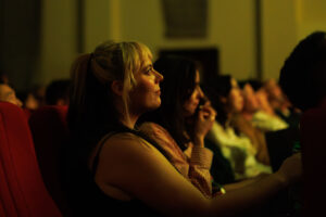 Audience and animators at BIG MIX animation festival 2024, Palace Chauvel Cinema, Sydney. Photo by Assemble Photography.