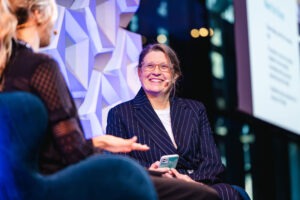 Jane Wagner presenting at CIPS ANZ Conference 2024. Photo by Assemble Photography.