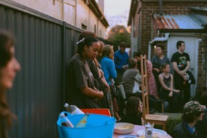 Backyard concert to raise money in support of Palestinian refugees.