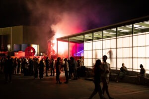 Crowds, stage performances and art installations at Lights On, Biennale of Sydney 2024. Photo by Assemble Photography for Orbit.