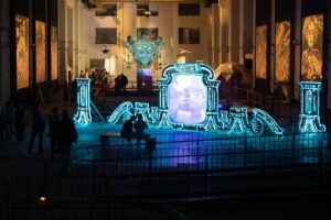 Crowds, stage performances and art installations at Lights On, Biennale of Sydney 2024. Photo by Assemble Photography for Orbit.