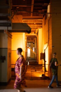 Crowds, stage performances and art installations at Lights On, Biennale of Sydney 2024. Photo by Assemble Photography for Orbit.