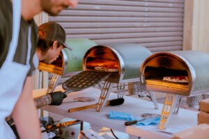 Artists perform under immersive lights at INSEQUENCE, presented by SIRC_UIT in Lawson. Photo by Assemble Photography.