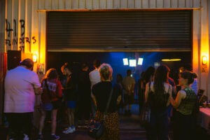 Electronic artists perform under immersive lights at HIER, presented by Cubby and SIRC_UIT. Photo by Assemble Photography.