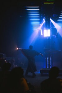 Marcus Whale delivers an emotional electronic set at HIER. Photo by Assemble Photography.