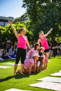 Families and staff enjoying activities at UNSW Community Day 2024, celebrating 75 years. Photo by Assemble Photography for DPLR.